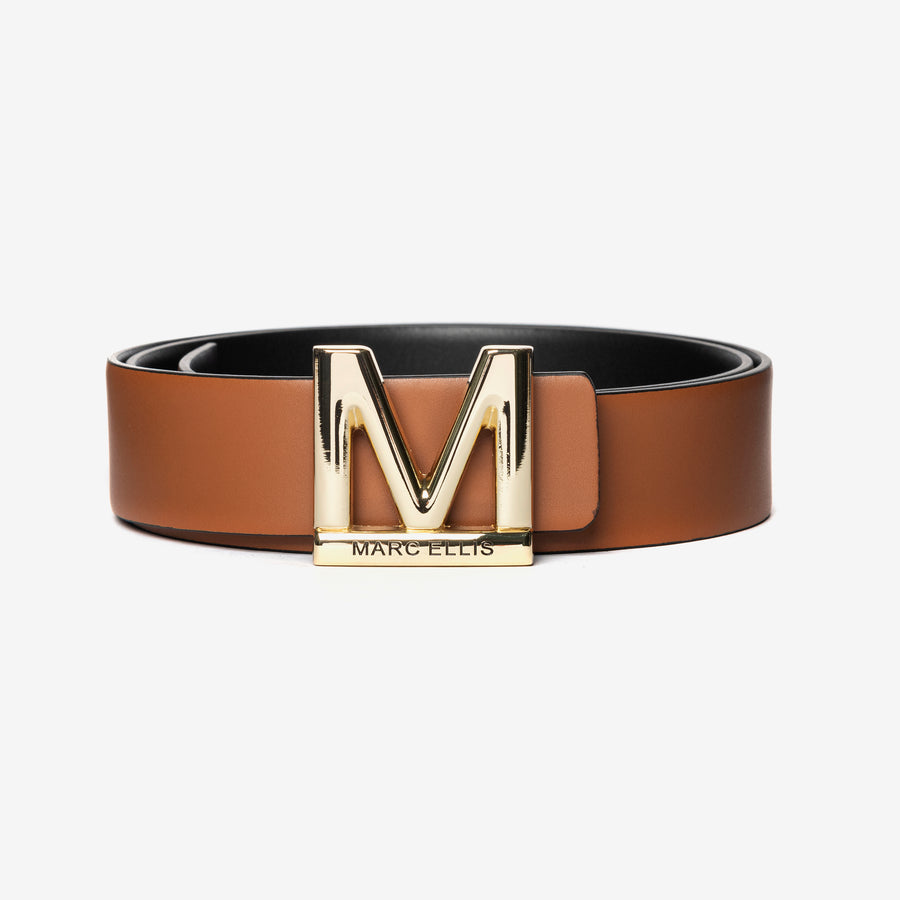 Marc Ellis BELT113BLKCUO/GOLD