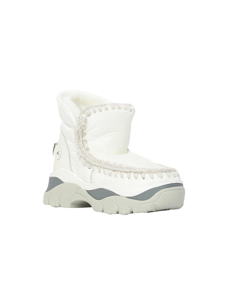 Chunky Eskimo sneaker big logo Maxi White