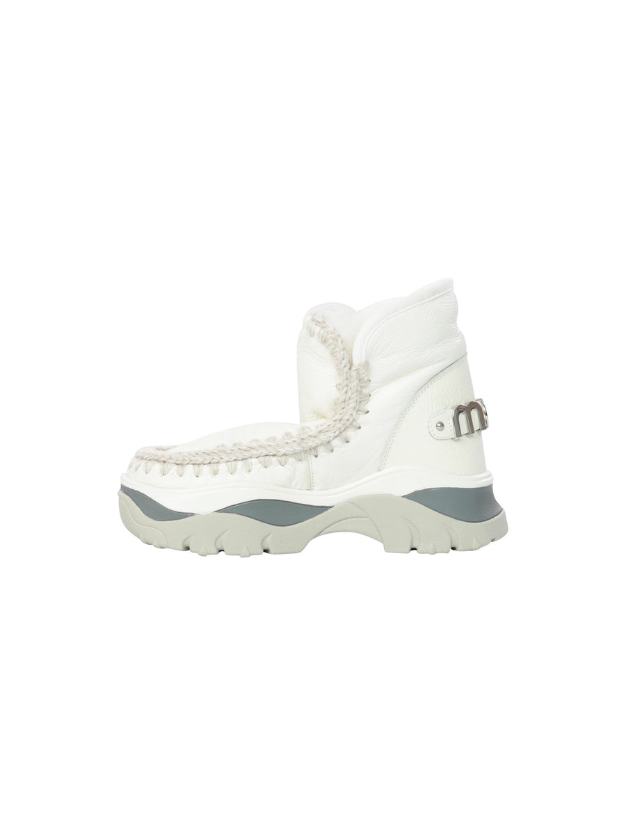 Chunky Eskimo sneaker big logo Maxi White