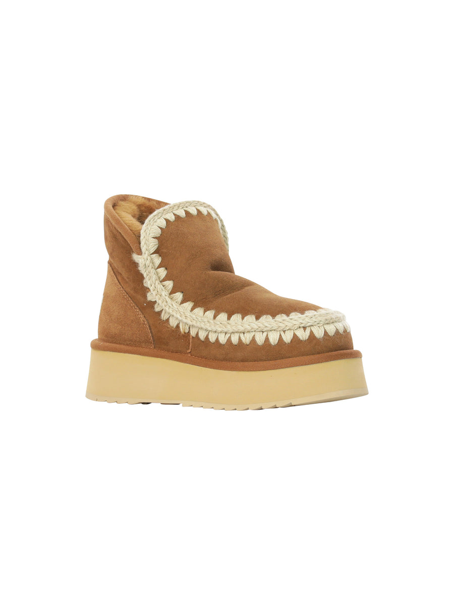 Mini Eskimo Platform Boot cognac