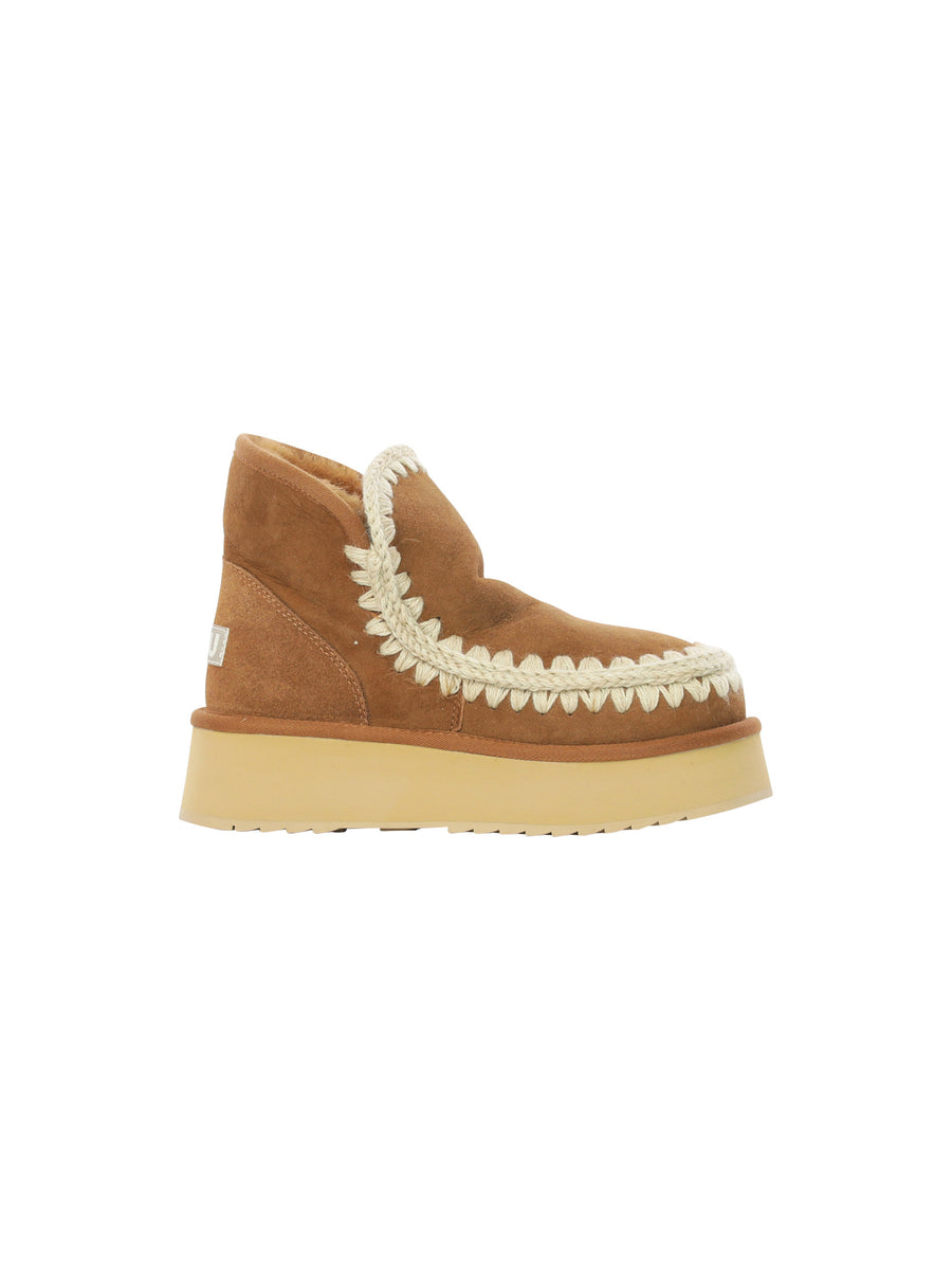 Mini Eskimo Platform Boot cognac