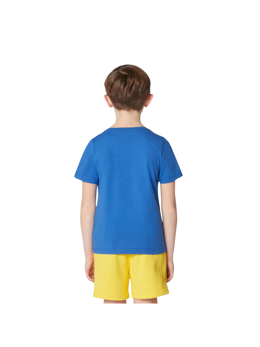 T-shirt Le Vrai 3.0 Edouard blu royal in cotone