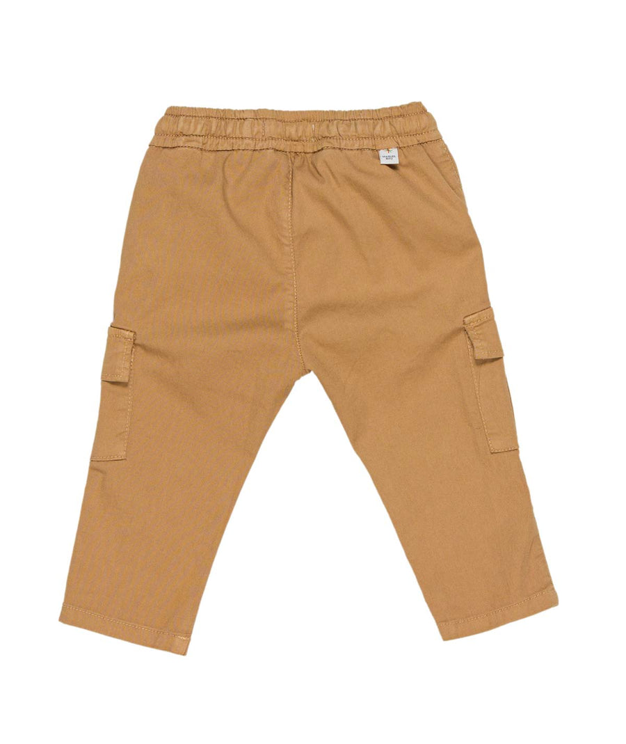 Pantaloni cargo cammello