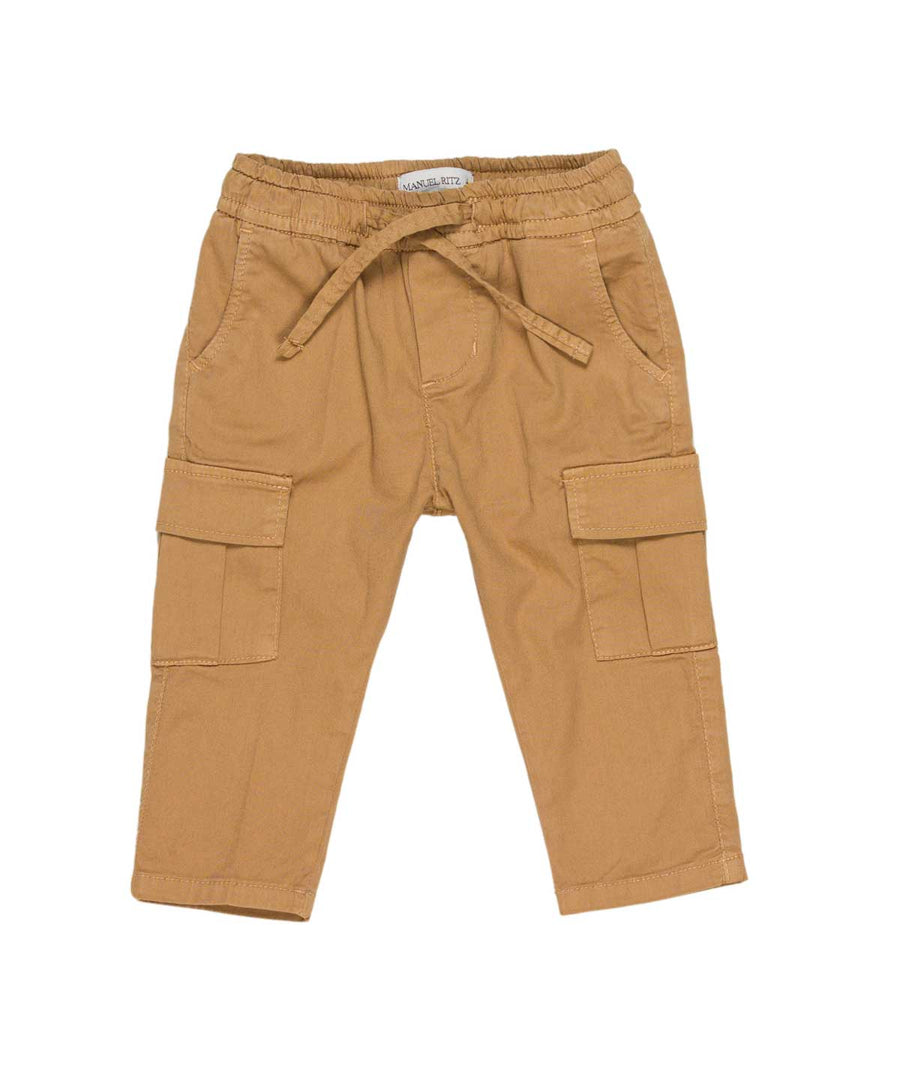 Pantaloni cargo cammello