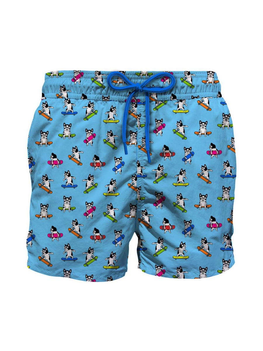 Costume shorts azzurro fantasia Skateboard Dog