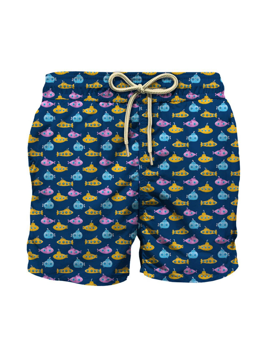 Costume shorts blu fantasia Submarine multicolor