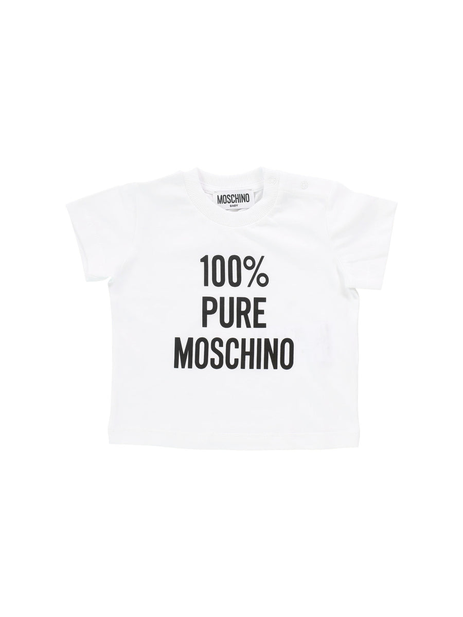 T-shirt bianca 100% pure Moschino