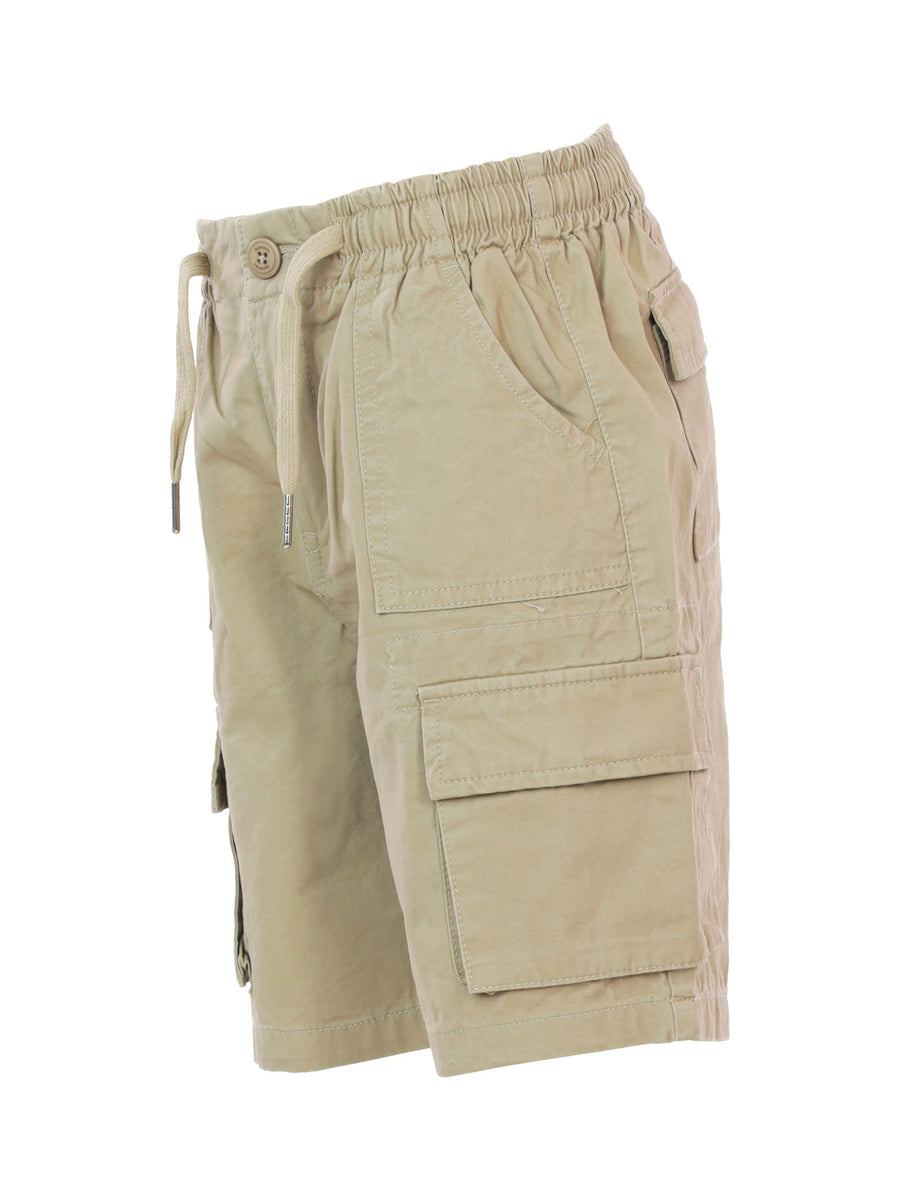 Bermuda cargo beige con laccetti