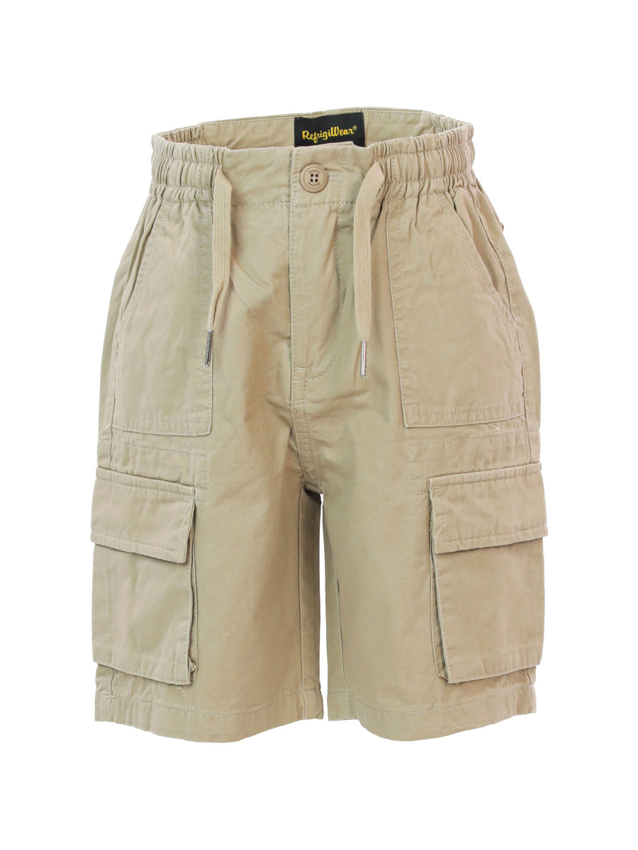 Bermuda cargo beige con laccetti