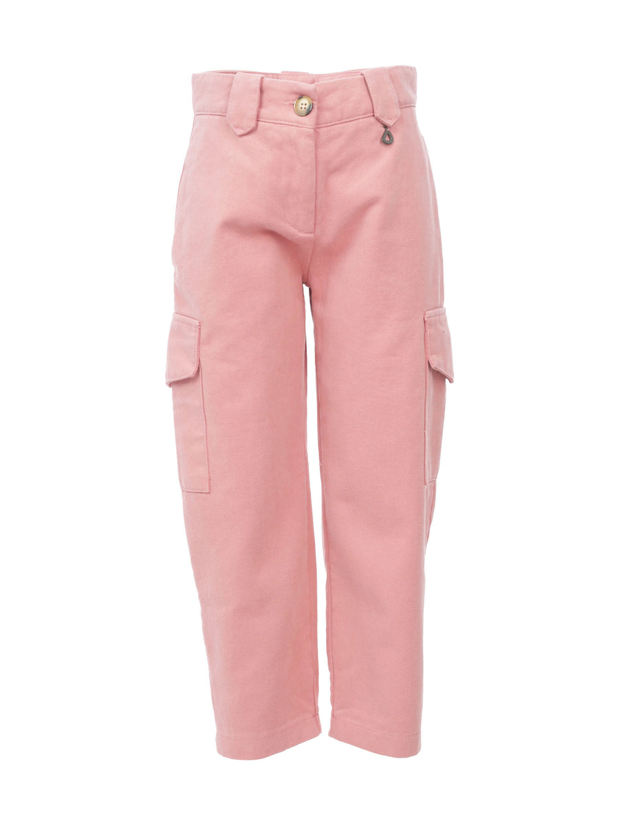 Pantaloni cargo rosa