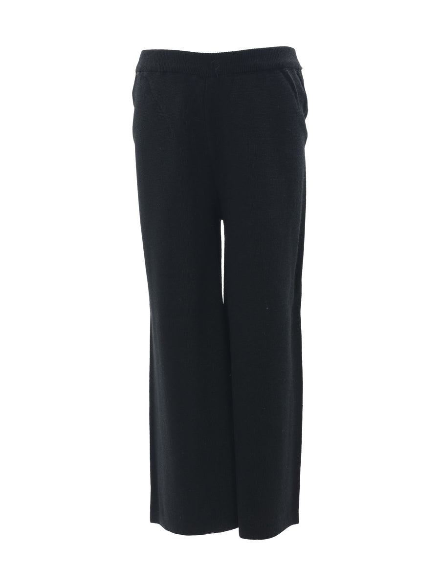 Pantalone in maglia nero