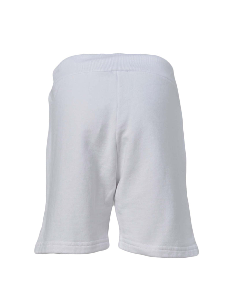 Shorts bianco con doppia stampa