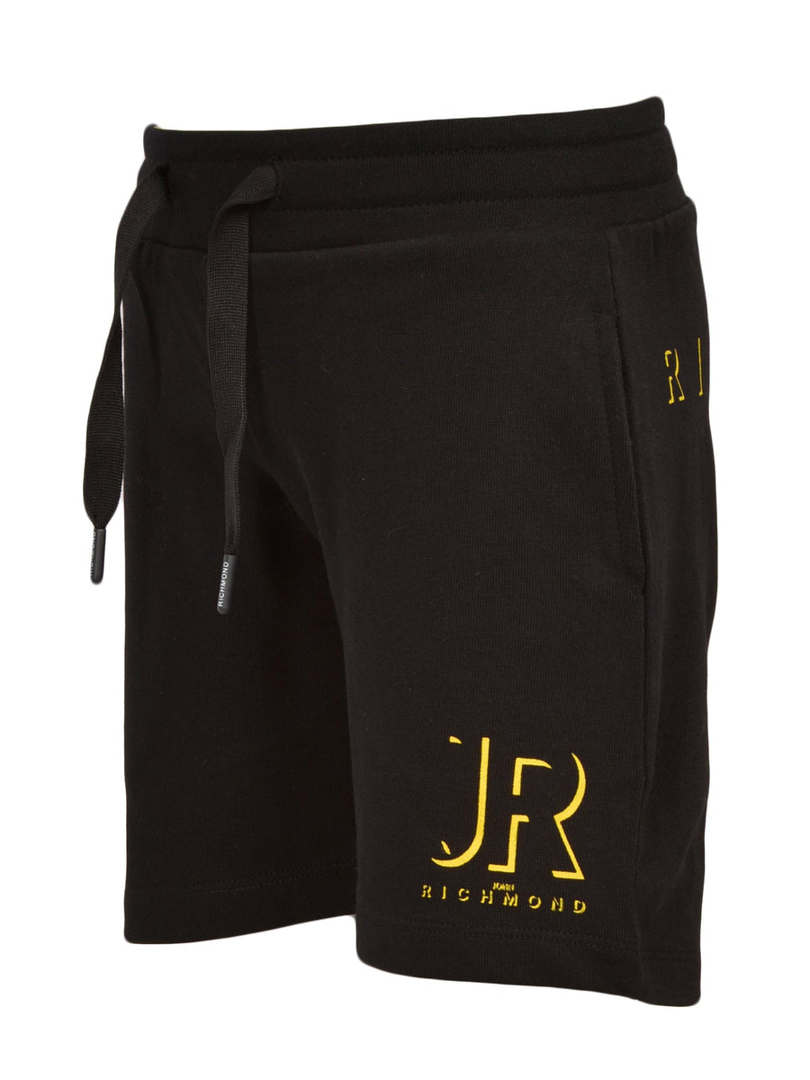 Shorts nero in tuta JR giallo