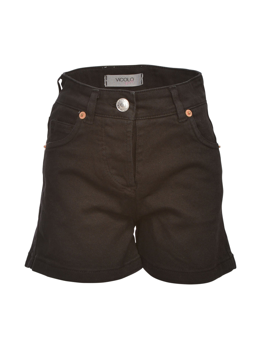 Shorts denim nero