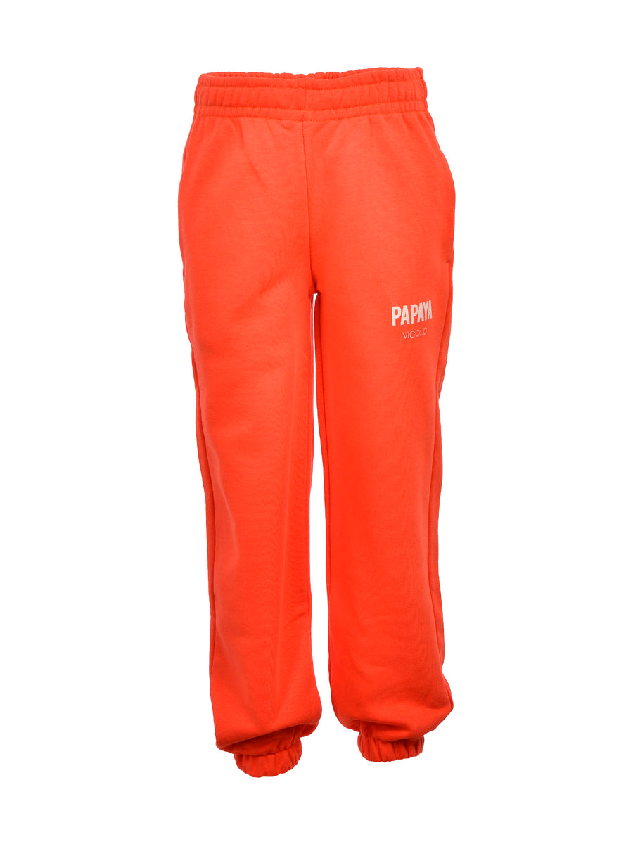 Pantalone tuta papaya